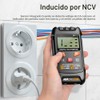 Multímetro Digital M113 Reconocimiento Automático Frecuencia Capacitancia Negro for Pruebas
