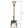 Ashman Snow Shovel with Large Scoop and Heavy Duty Handle