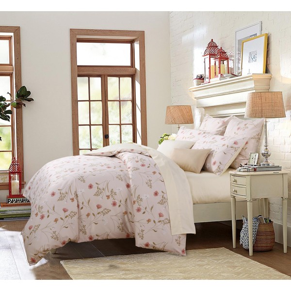 Brandream Garden Style 800TC Egyptian Cotton Flowers Blossoms Pattern Printed