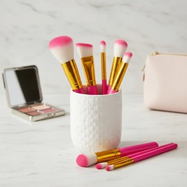 Set De 10 Brochas De Maquillaje Kabuki Pinceles
