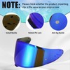 JQF Gear RF 1400 Visor Repalcement for RF-1400, Outer Face