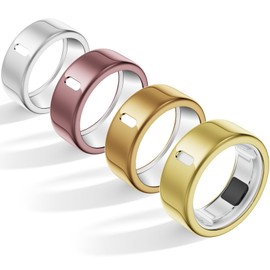 4 Pack Cover Compatible with Oura Ring Gen 4/Oura Ring Gen 3 Horizon/3 Heritage, Charging Derectly, Anti-Scratch TPU Protector for Women Men Working Out Gym