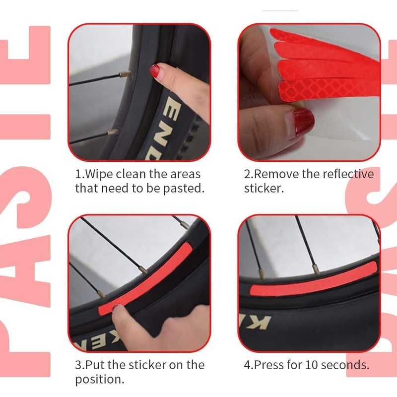 Reflector Sticker, Reflector Sticker Bicycle, Reflective Sticker Reflective Tape for