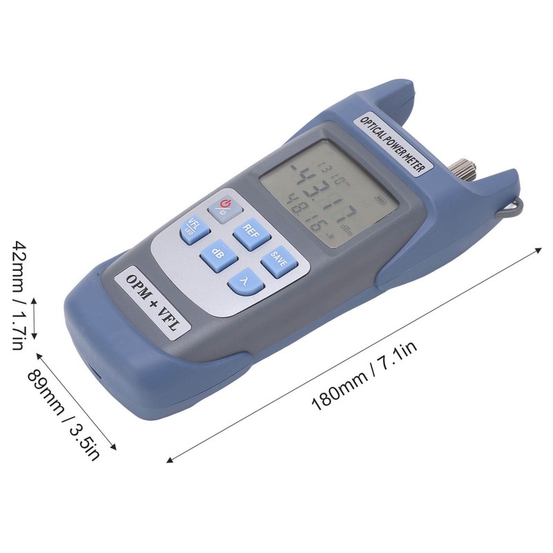 Optical Power Meter Red Light Machine Portable Fiber Optic Cable