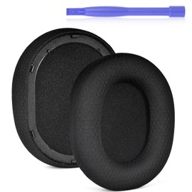 Replacement Earpads Ear Cusions Compatible with Razer BlackShark V2 Pro and USB Wired and Wireless Gaming Headset,Noise Isolation Memory Foam and Fabric Ear Covers-Added a Stick Holder
