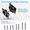 AST Square Pocket Door Lock with Edge Pull, Sturdy Privacy