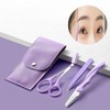 [Lungs_62] Eyebrow Grooming, Eyebrow Razor, Trimming 3-Piece Set (46369328) - Pink/FREE / [룽스_62]눈썹정리 눈썹칼 트리밍 3종 정리세트 구성 세트 (46369328) - 핑크／FREE