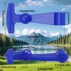 RUHUALIFE 2 Pack Blue Lid Latches Replacements Hard Cooler Handle
