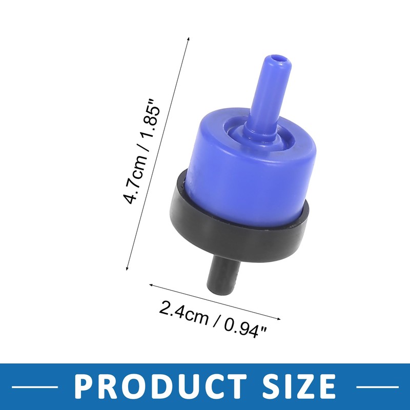 A ABSOPRO Vacuum Check Valve 433862117 Replacement PVC Blue for