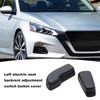 Vkinman 2Pcs Power Seat Backrest Adjust Switch Button Cap Cover