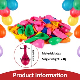 MAQIHAN 100pcs Balloons Assorted Colors - Globos Para Decoracion De Fiestas Balloons for Birthday Party Ballons Decoration Latex Balloons Colorful Baloons Kids Blow up Balloons Bulk 12 Inch Arch Kit