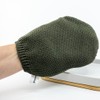 Ecovask Body Wash Mitt Organic Cotton, Olive