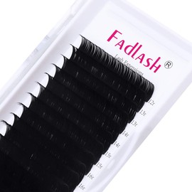 Eyelash Extension 0.15 D Curl 16 Rows Mix-12-20mm Classic Lash Extensions Optinal Thickness 0.10/0.15/0.20/0.25 C/D Curl Mix 8-16mm|12-20mm Silk Lashes Extension (0.15-D, 12-20mm)