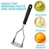 Potato Masher Stainless Steel Potato Ricer with Soft Grip Non-Slip