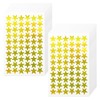 Tehttz 1800Pcs Gold Star Stickers, 30 Sheets Tiny Holographic Foil