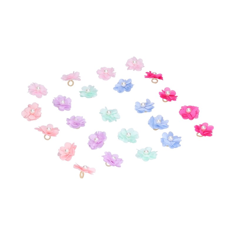 Pet Dog Flower Rubber Band Small Dog Top Knot Small