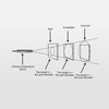 NonContact Infrared Temperature Sensors Components 420mA Transmitter 1030VDC(0~200℃ )