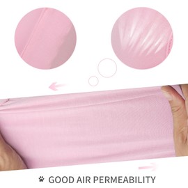 EASY JOY Cat Recovery Suit, Cat Body After Op, Postoperative Cat Clothing for Abdominal Wounds or Skin Diseases, Soft Home Indoor Pet Clothing(L,Pink)