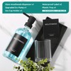 TOLDATLI Mouthwash Dispenser for Bathroom, Glass Mouth Wash Pump Dispenser