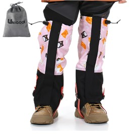 UNIQOCK Gaiter, Outdoor Gaiter, For Kids, Heavy Duty, Leg Cover, Lightweight, Mountain Climbing Spats, Trekking, Outdoor, Motorcycle, Mud Flap, Sand Protection, Rain Snow, Weather Protection