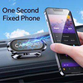 【2-Pack】 Magnetic Car Holder Dashboard【Strong Magnets】 carmount 2.0 Magnetic Phone Mount【360°Rotation】 Car Mount for Cell Phone Holders for Your Car for All Smartphones & All Car Models