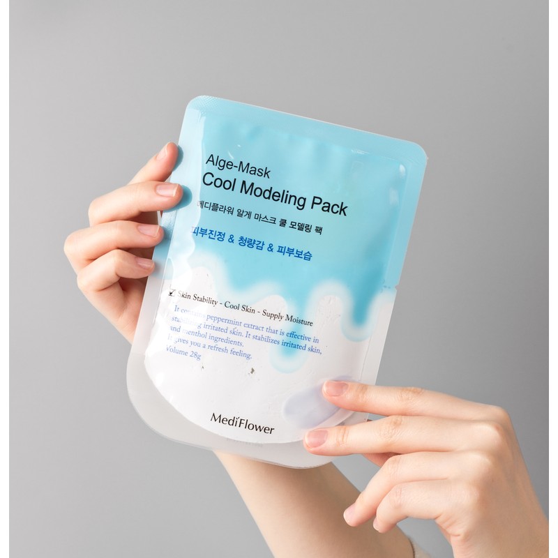 Mediflower Medi Flower Diatomaceous Earth Algae Mask Disposable Modeling Pack