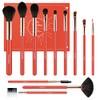 Juego de brochas de maquillaje profesional desde una matriz de