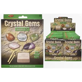 KandyToys World of Science Crystal Gems Digging Kit | Science Kit | Excavation Kits For Kids