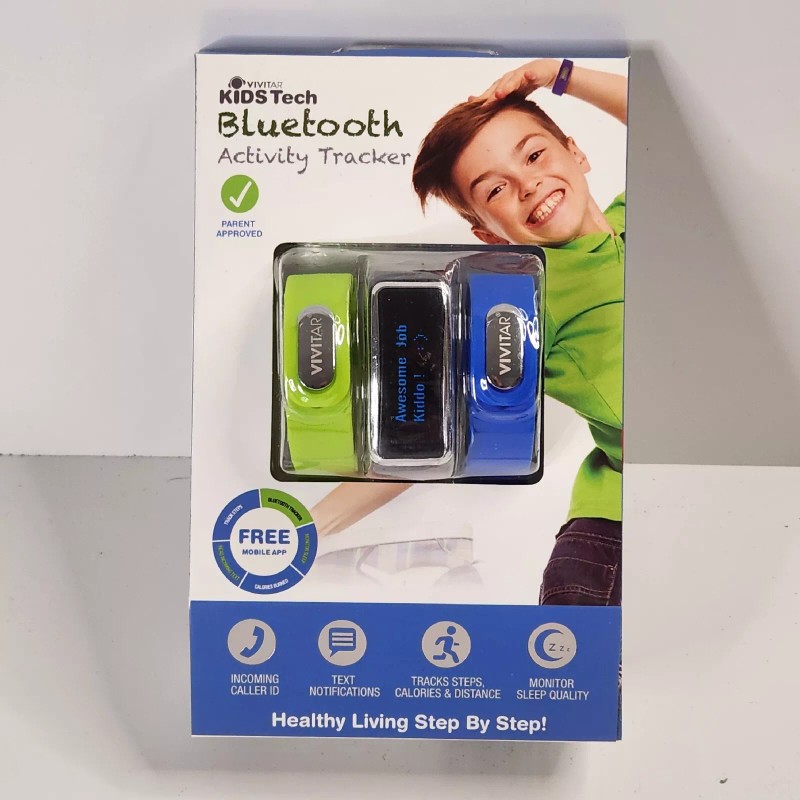 Vivitar KidsTech Bluetooth Activity Tracker Watch Calories Distance Step Sleep