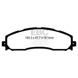 EBC Brakes ED93016 Extra Duty Performance Truck and SUV Brake Pad
