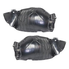 For Infiniti G35 2005 2006 Fender Liner Driver and Passenger Side | Pair | Front Section | Sedan | Replacement For IN1250108, IN1251108 | 63845AC500, 63844AC500