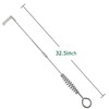 Quantfire 32.5" BBQ Ash Tool Poker Rake, Charcoal and Grill