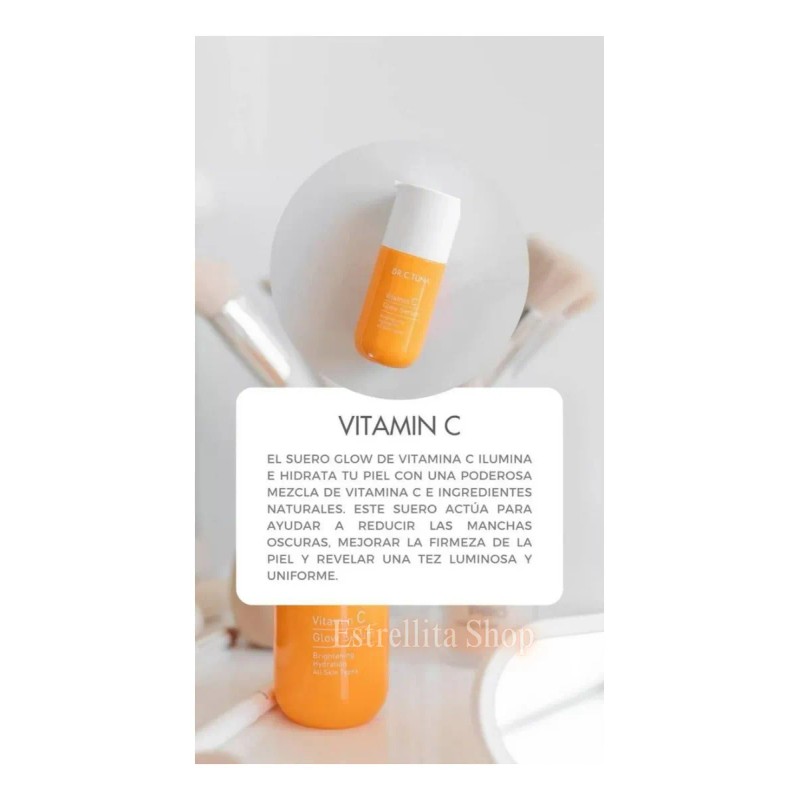Vitamina C Serum Glow Farmasi /brinda Brillo Y Luminosidad Todo