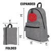 LOGOVISION Dungeons and Dragons D20 Dice Lightweight Backpack for Work