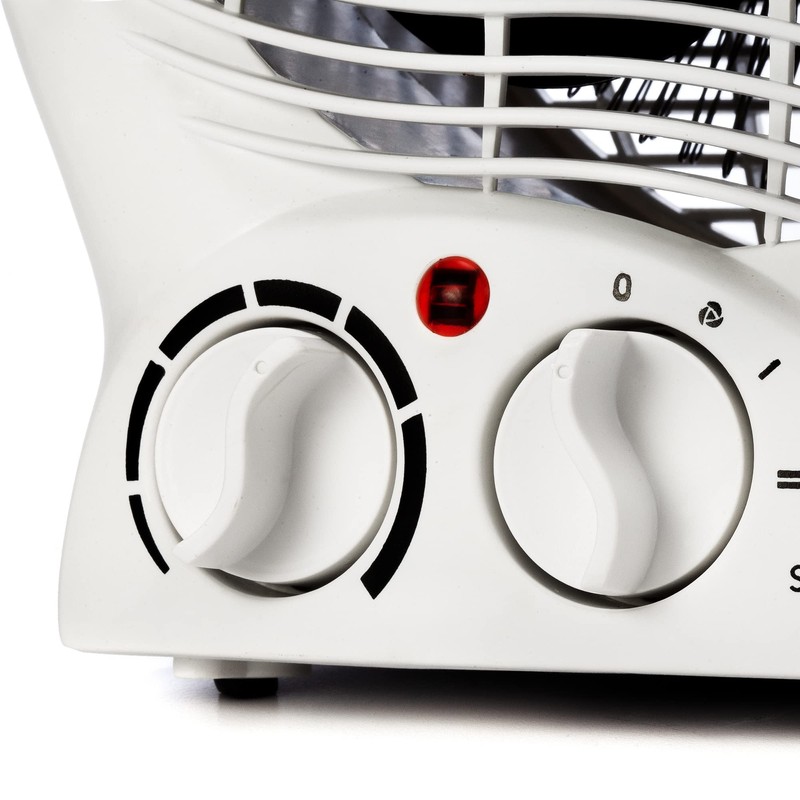 Sohler Portable Electric 1500W Fan Heater with Adjustable Thermostat, Overheat