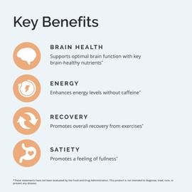 BRAINMD BRAINMD Dr Amen Omni Protein Vanilla - 2.38 lbs - Plant-Based Protein Powder - Promotes Energy & Exercise Recovery - Vegan, Vegetarian, Sugar Free, Gluten Free - 30 Servings