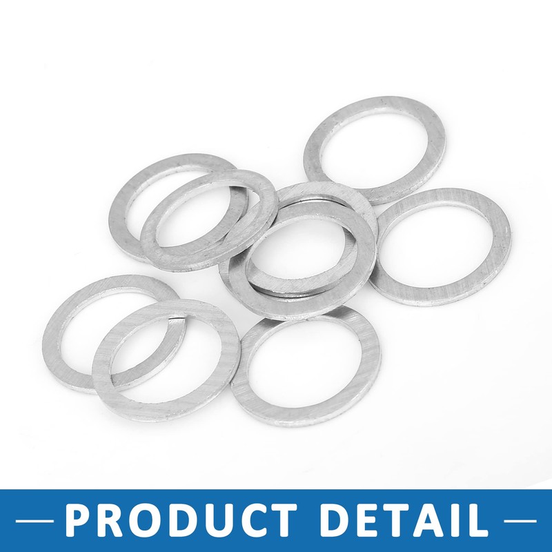 A ABSOPRO Pack of 10 Car Oil Drain Screws Gasket