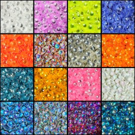 s 16 Pcs 2oz Bubble Beads Glitter Shimmer Shakers Chunky Glitter Sparkly Mix Glitter for Nails Festivalcolor: Set13-24 mix colors/Glow in the dark Glitter