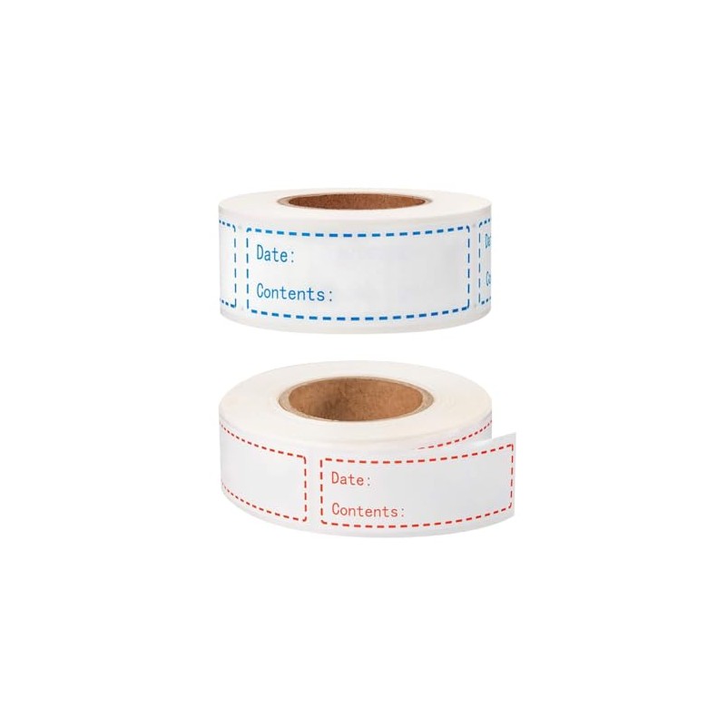 300 Pcs 1 x 3 Inch Removable Food Date Labels
