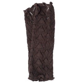 Invero, Missy Merino Arm Warmers Plain 100% Wool, brown