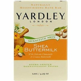 Yardley London Shea Buttermilk Moisturizing Bath Bar with Chamomile 4.25 Ounce