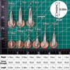 Dr.Fish 10 Pack Trolling Sinkers in-line Sinker Torpedo Sinker with