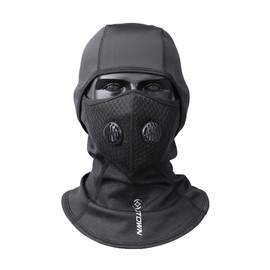 Balaclava Cycle Cap Thermal Face Cover with Breathing Valve in Winter for Skiing Snowboarding Motorcycling for Men Women