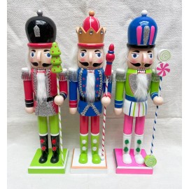 Wizardi Wooden Nutcracker King Figurine F07M6-1B