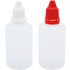 XIWENQUKU 2Pcs 50ml/1.7oz Plastic Dropper Bottles, Empty Squeezable Portable Travel