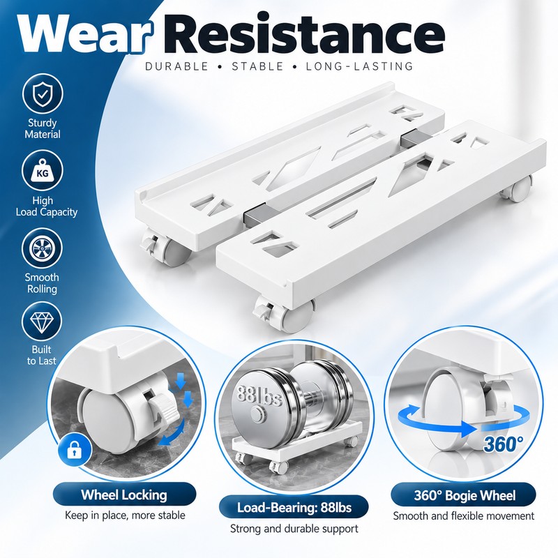 Adjustable PC Tower Stand for Under Desk Use – Ventilated