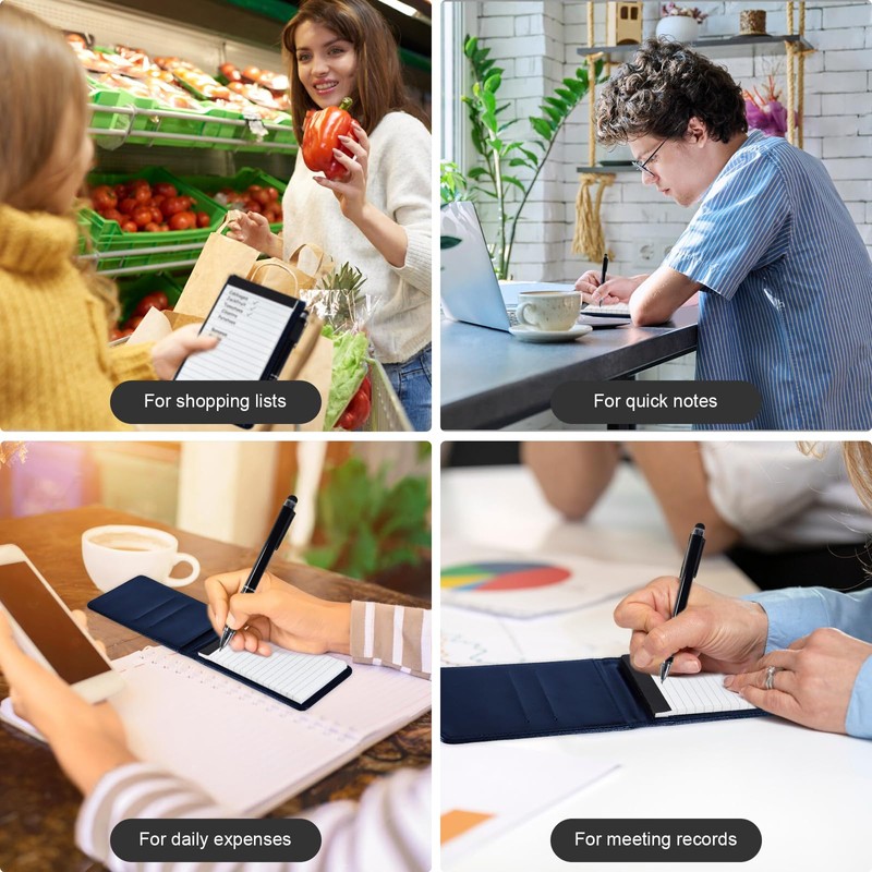 Marte Vanci Mini Pocket Notebook A7 Notepad Holder Memo Pad