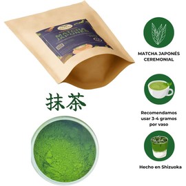 Matcha Ceremonial Japonés de Grado Premium Hecho en Shizuoka Experimenta la Perfección de la Ceremonia del Té (250 gramos)