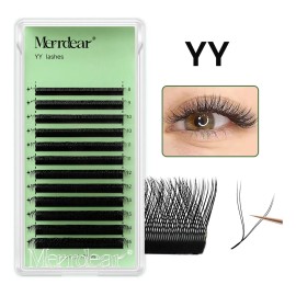 Paquete De Extensiones De Pestañas Con Diseño En Y 8-15mm