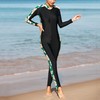 One Piece Bathing Suit for Women Long Sleeve Dive Skin